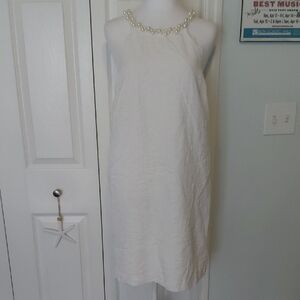 Lilly Pulitzer White  Dress with Pearl Accents